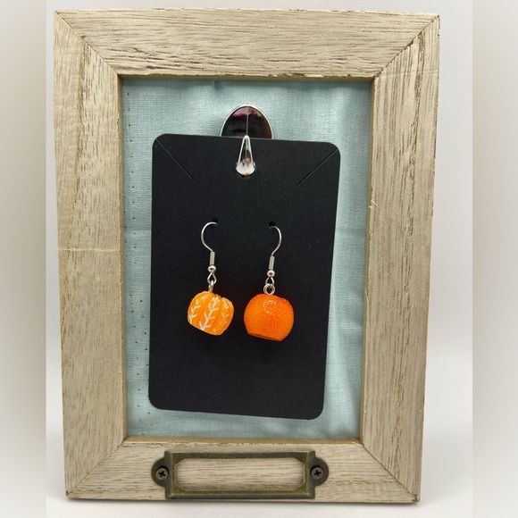 3 for $20 Fun and Fruity Oranges Acrylic Earrings – Dangle Style “You Pick 3” - Picture 1 of 7